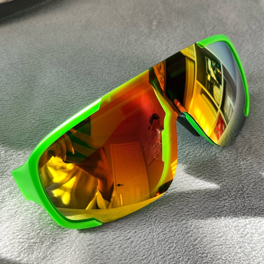 Neon green Lightweight Kush futuristic glasses